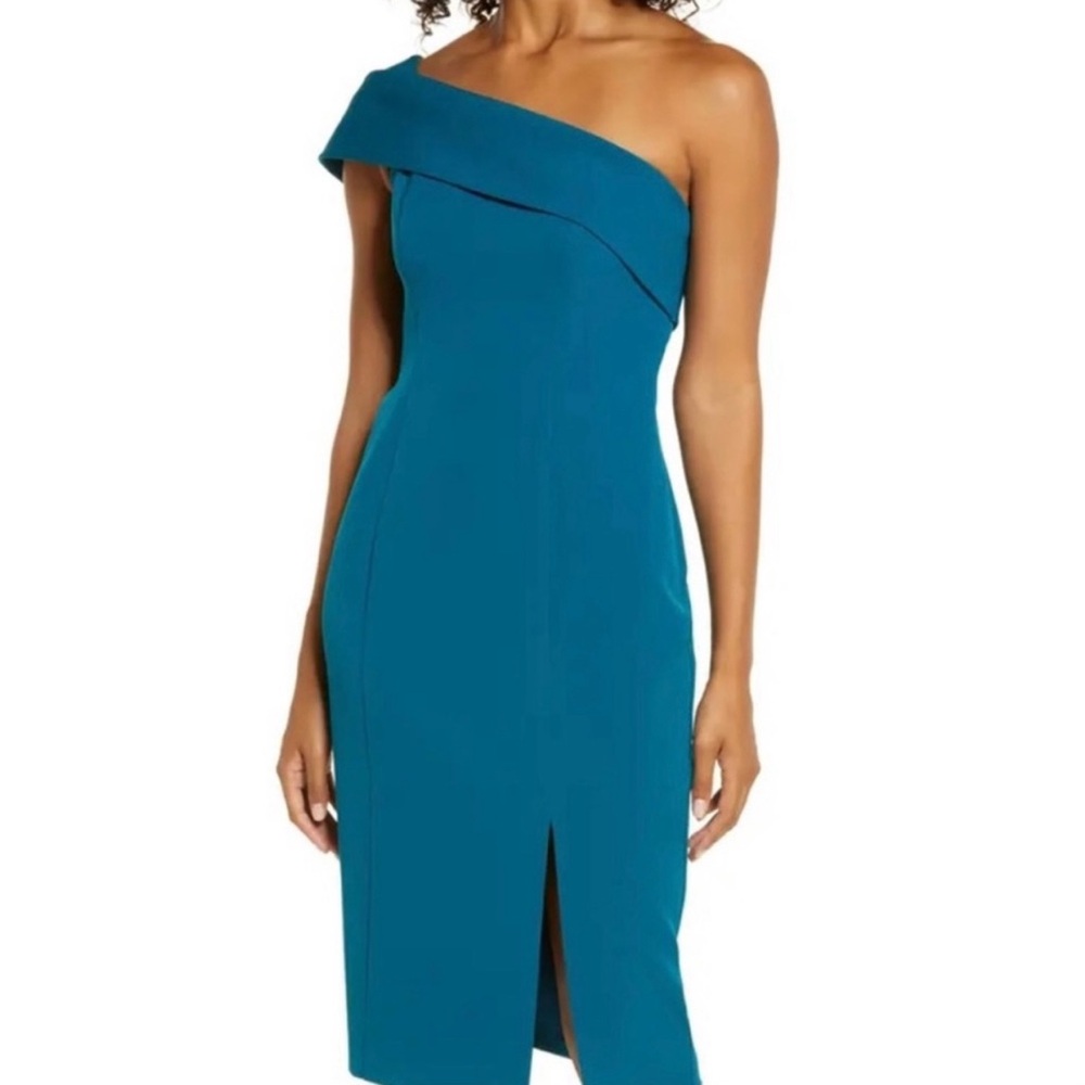 Eliza J One shoulder dress